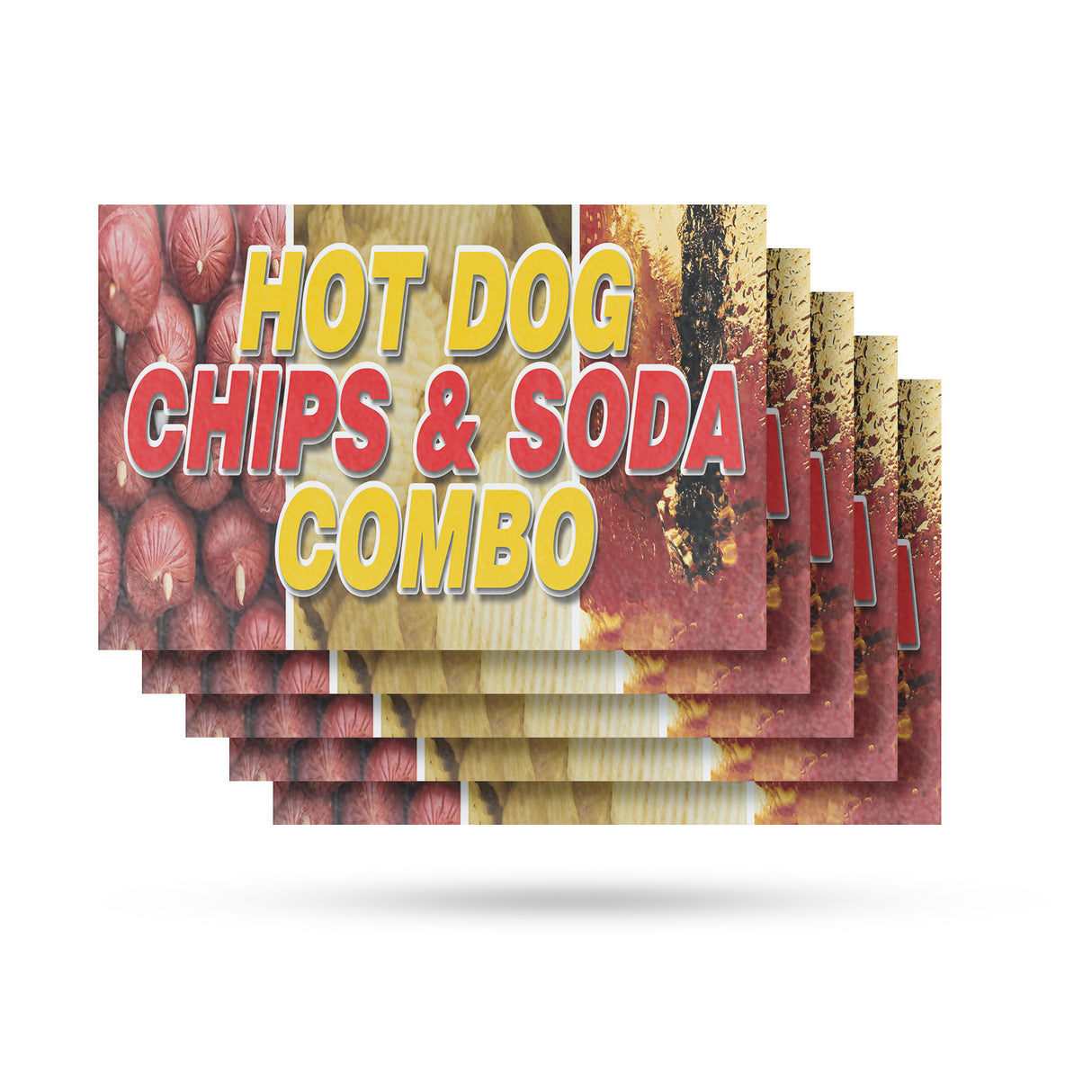 Hot Dogs Chips and Soda Combo