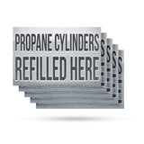 Propane Cylinders Refilled Here
