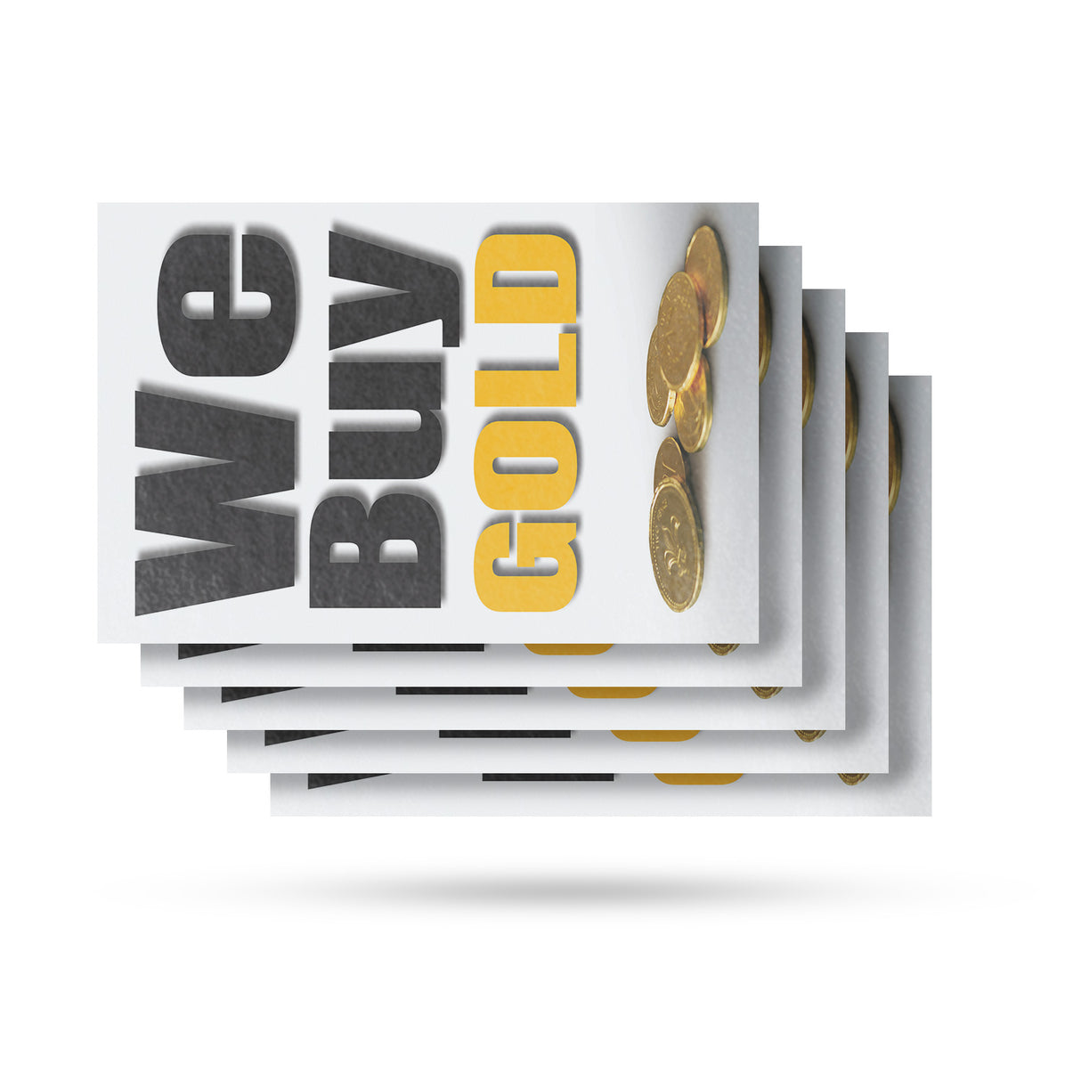 We Buy Gold Vertical