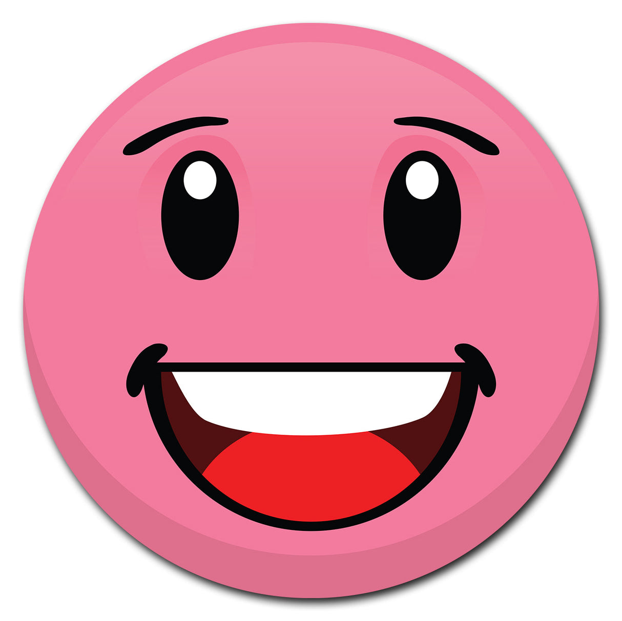 Emoji Pink Smiling Circle