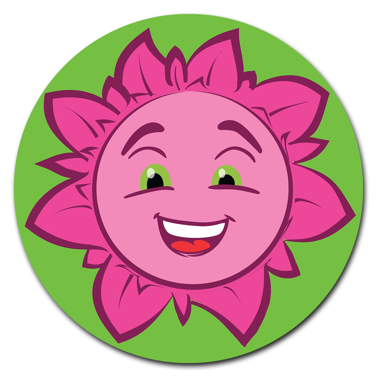 Flower Pink Circle