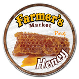 Farmer's Market Honey For Sale Circle