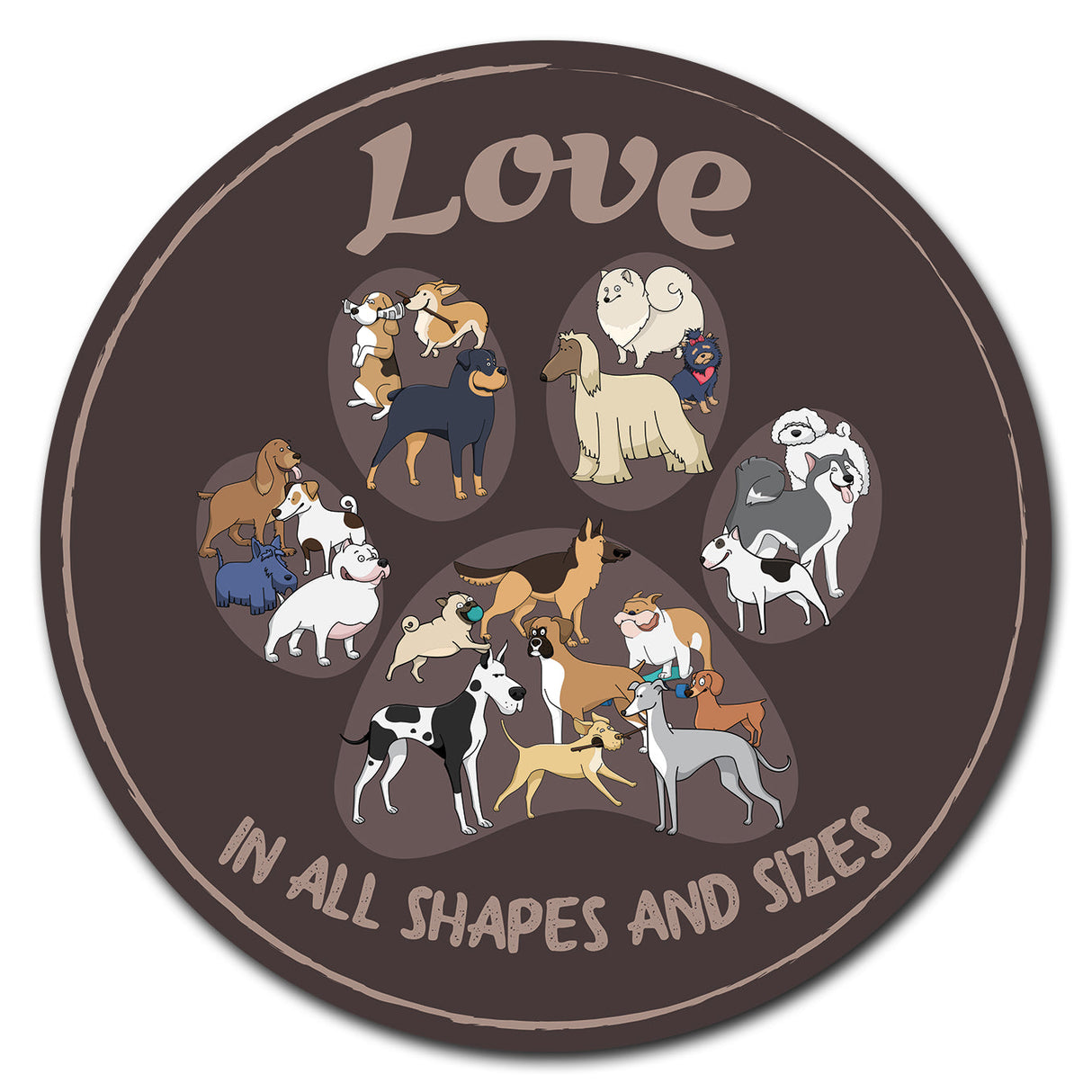 Love Paw Circle
