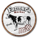 Farmer's Market Milk Circle