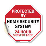 Protected By Home Security System 24 Hour Surveillance