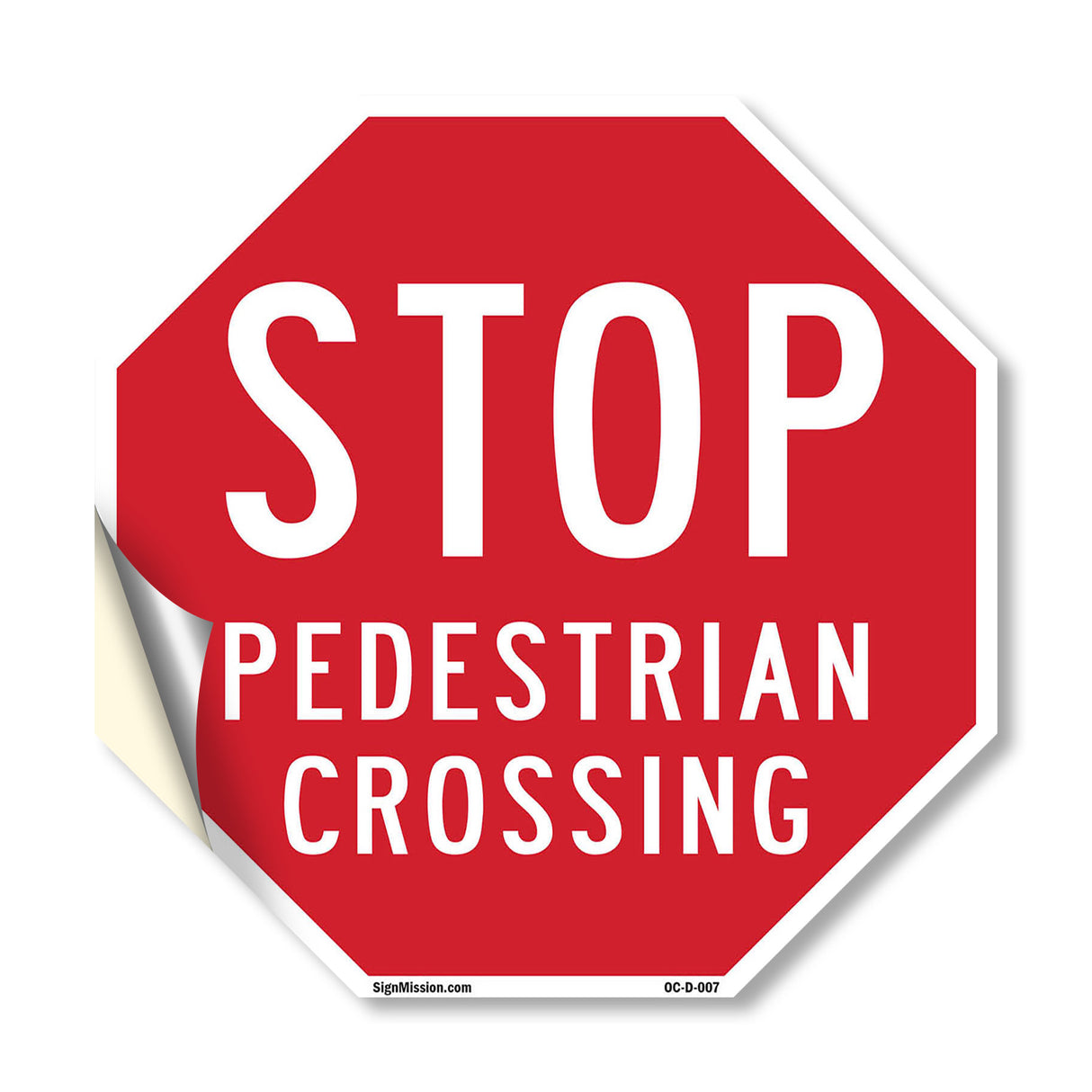 Stop Pedestrian Crossing