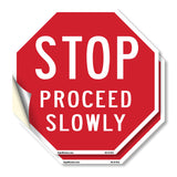 Stop Proceed Slowly