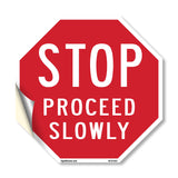 Stop Proceed Slowly