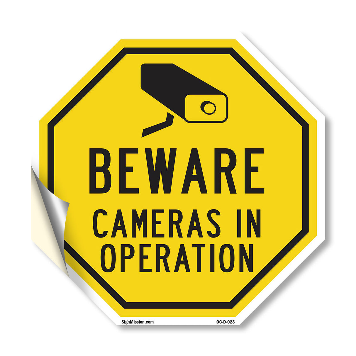 Beware Cameras in Operation