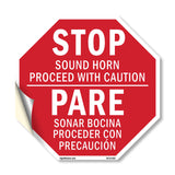 Stopsound Horn Proceed with Caution Pare Sonar Bocina Proceder Con Precaución