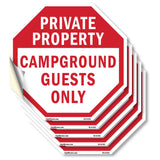Private Property Campground Guests Only