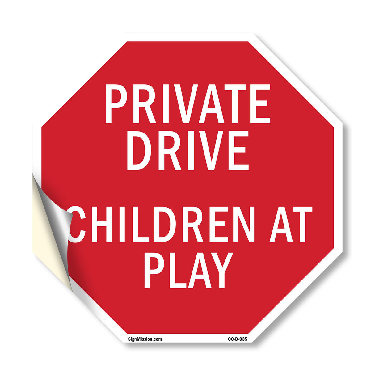 Private Drive Children at Play