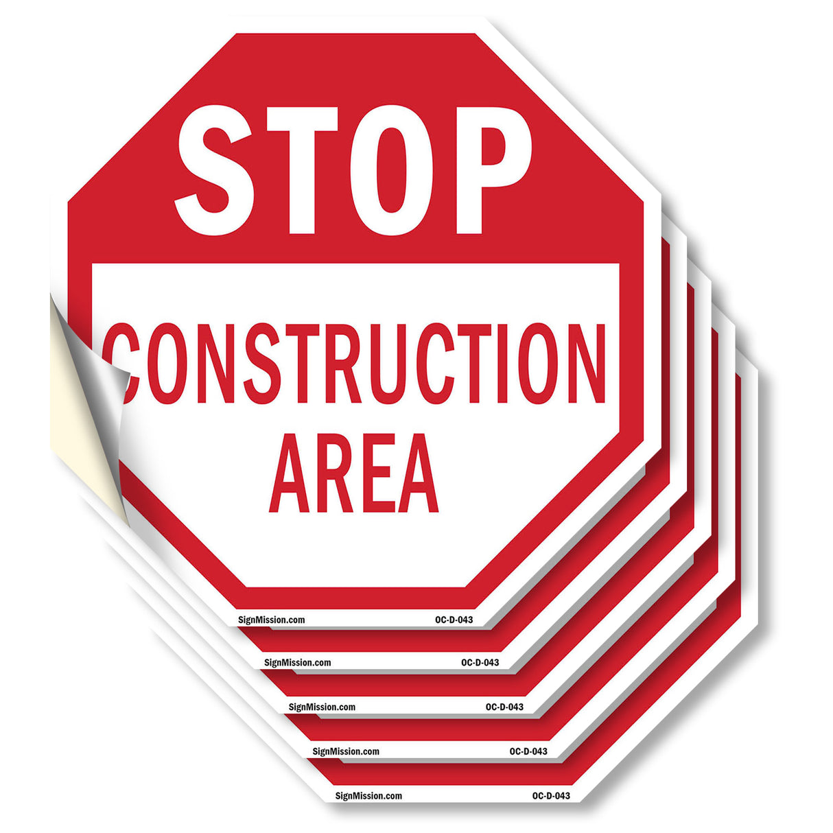 Stop Construction Area