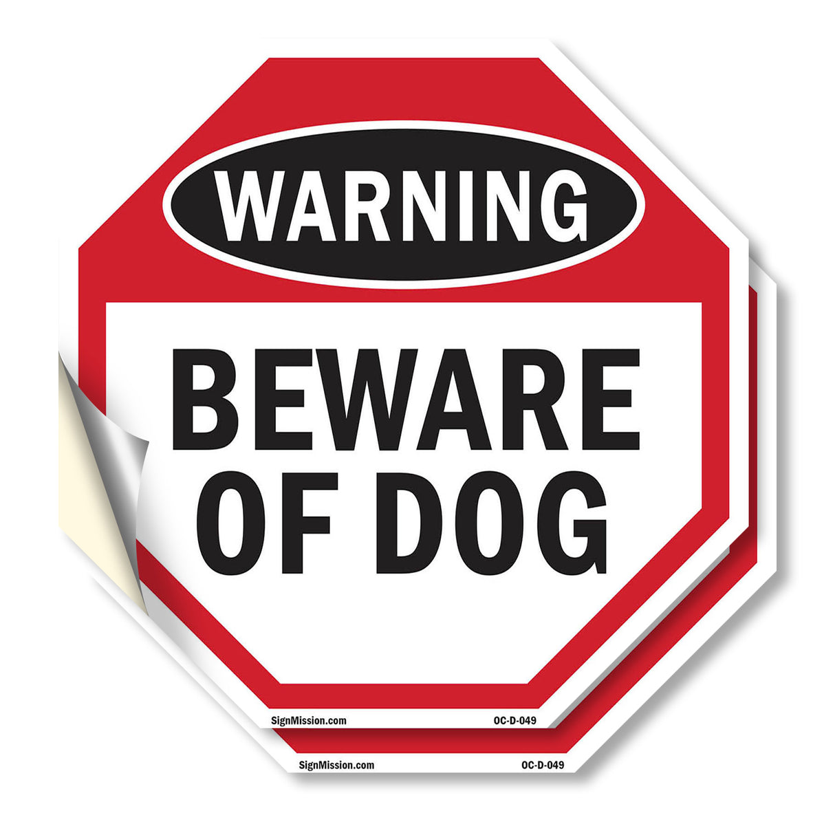 Warning Beware of Dog