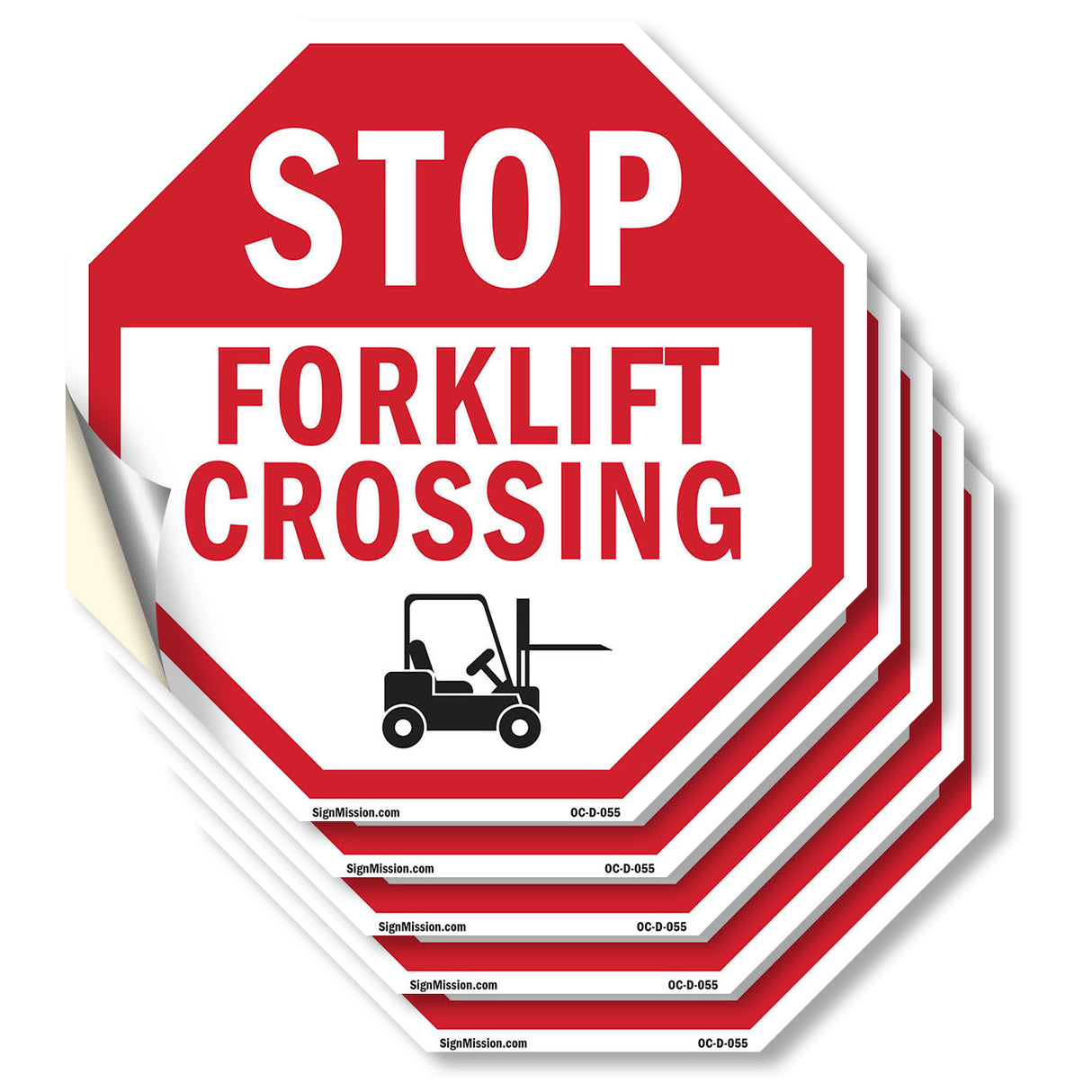 Stop Forklift Crossing