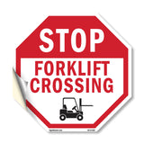 Stop Forklift Crossing