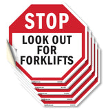 Stop Look Out for Forklifts
