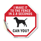 I Make It to The Fence In 2.8 Seconds Can You?