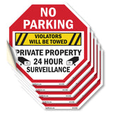 No Parking Violators Will Be Towed Private Property24 Hour Surveillance