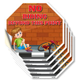 No Riding Beyond This Point