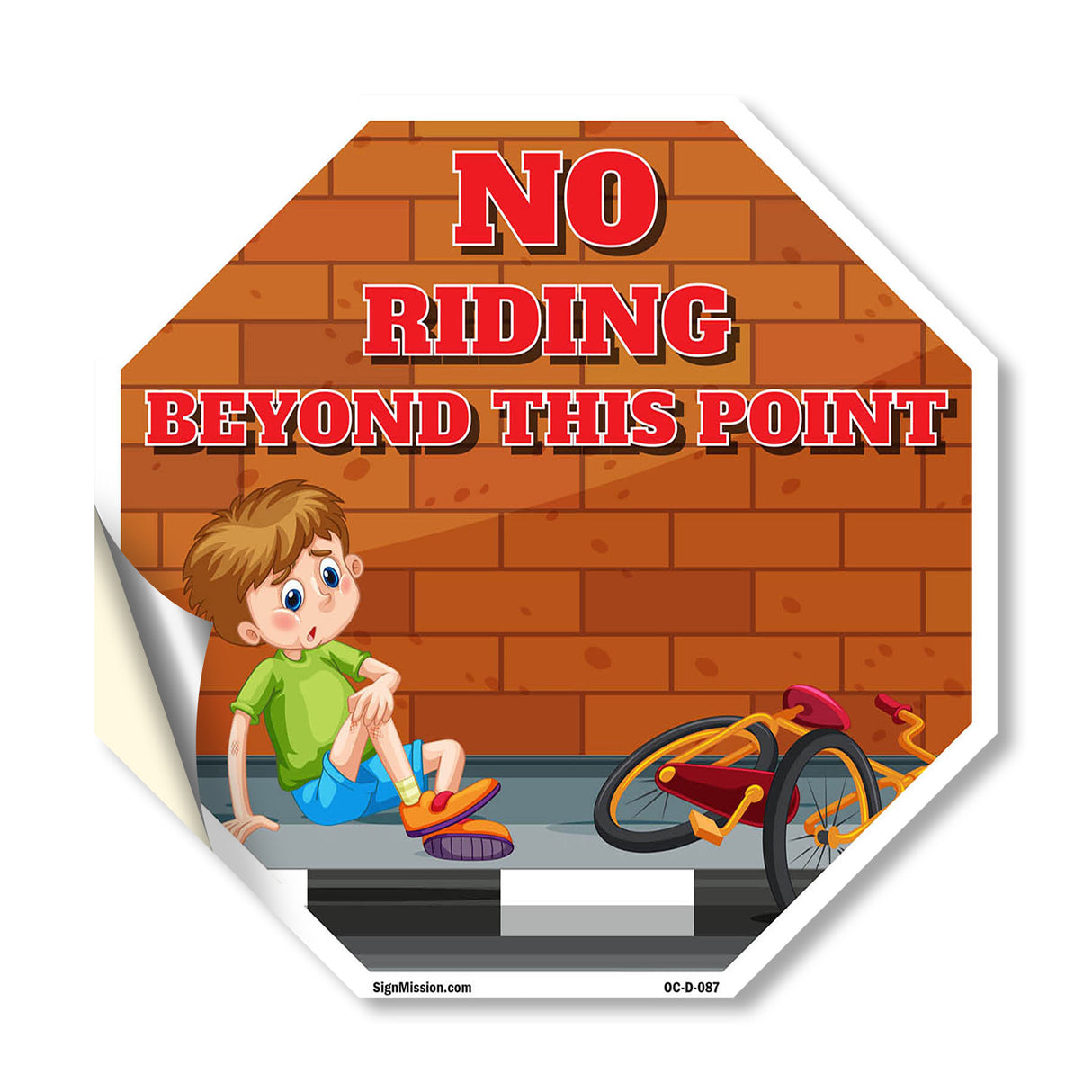 No Riding Beyond This Point