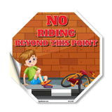 No Riding Beyond This Point