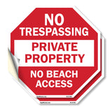 No Trespassing Private Property No Beach Access