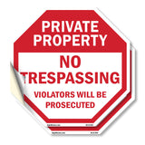 Private Property No Trespassing Violators Will Be Prosecuted