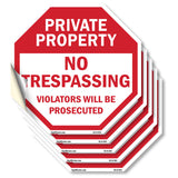Private Property No Trespassing Violators Will Be Prosecuted
