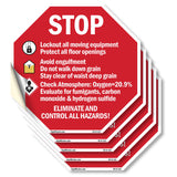 Stop Lockout All Moving Equipment Protect All Floor Openings Avoid Engulfment Do Not Walk Down Grain Eliminate All Hazards!