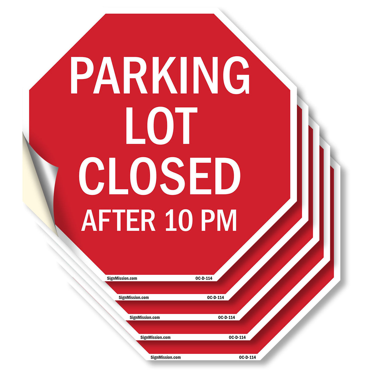 Parking Lot Closed After 10 Pm