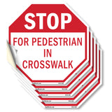Stop For Pedestrian in Crosswalk