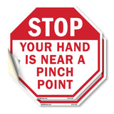 Stop Your Hand Is Near a Pinch Point