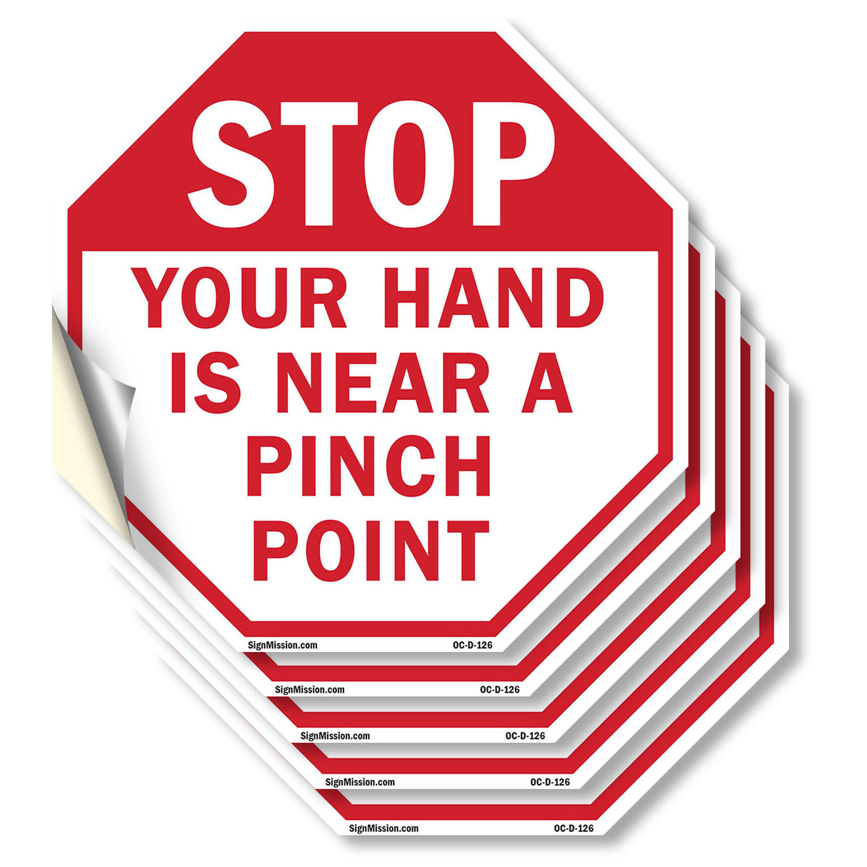 Stop Your Hand Is Near a Pinch Point