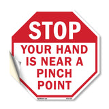 Stop Your Hand Is Near a Pinch Point