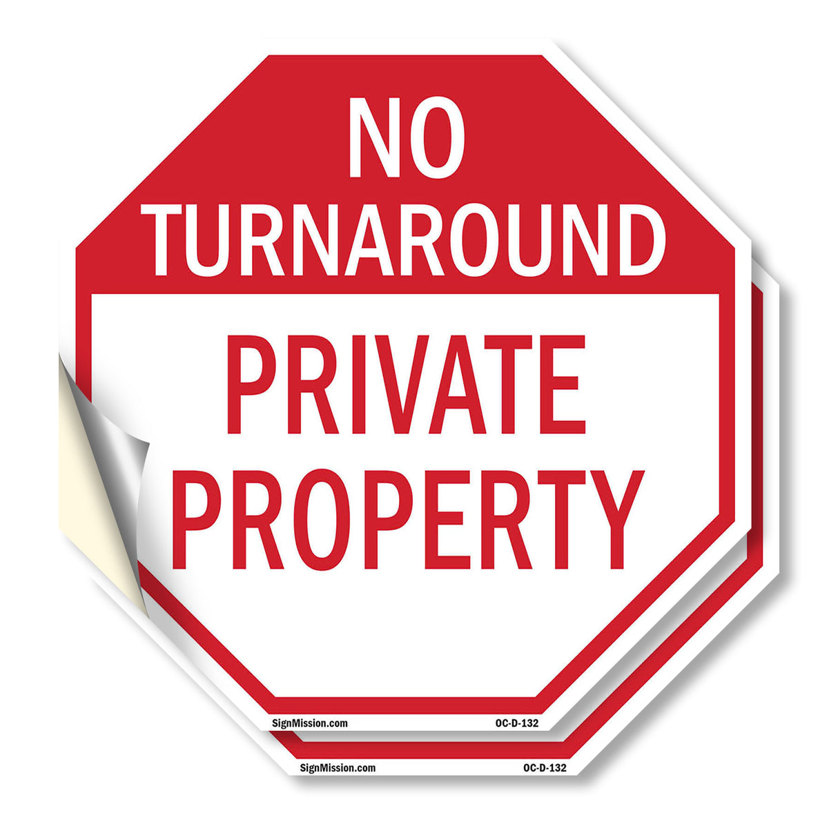No Turnaround Private Property