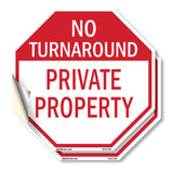 No Turnaround Private Property