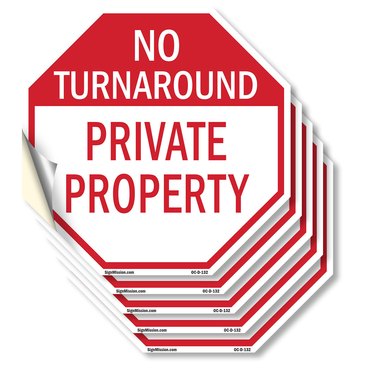 No Turnaround Private Property