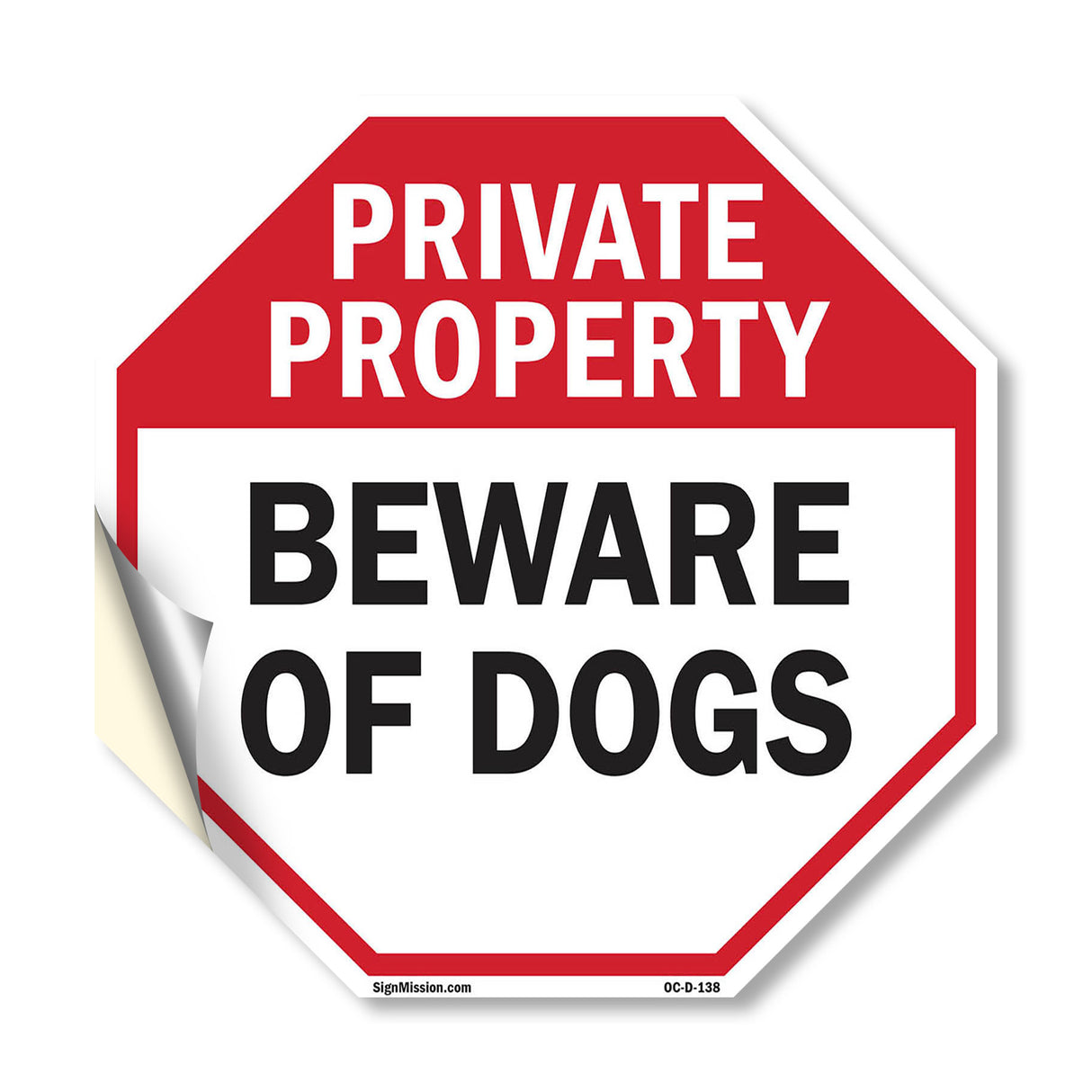 Private Property Beware of Dogs