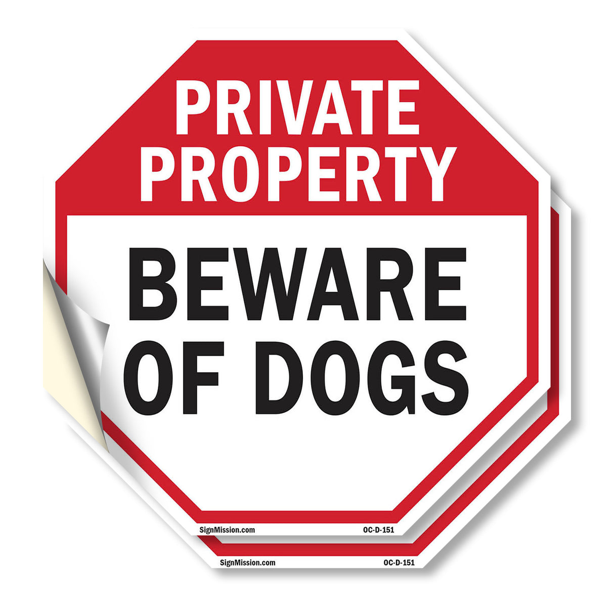 Private Property Beware of Dogs