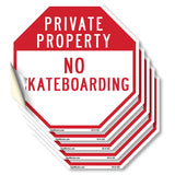 Private Property No Skateboarding