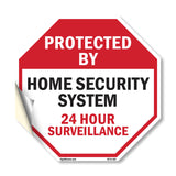 Protected By Home Security System 24 Hour Surveillance