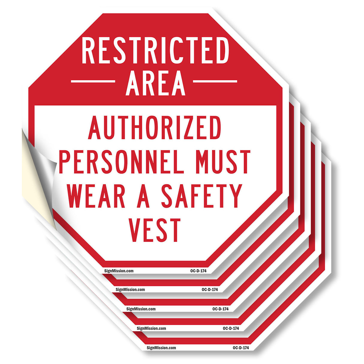 Restricted Area Authorized Personnel Must Wear a Safety Vest