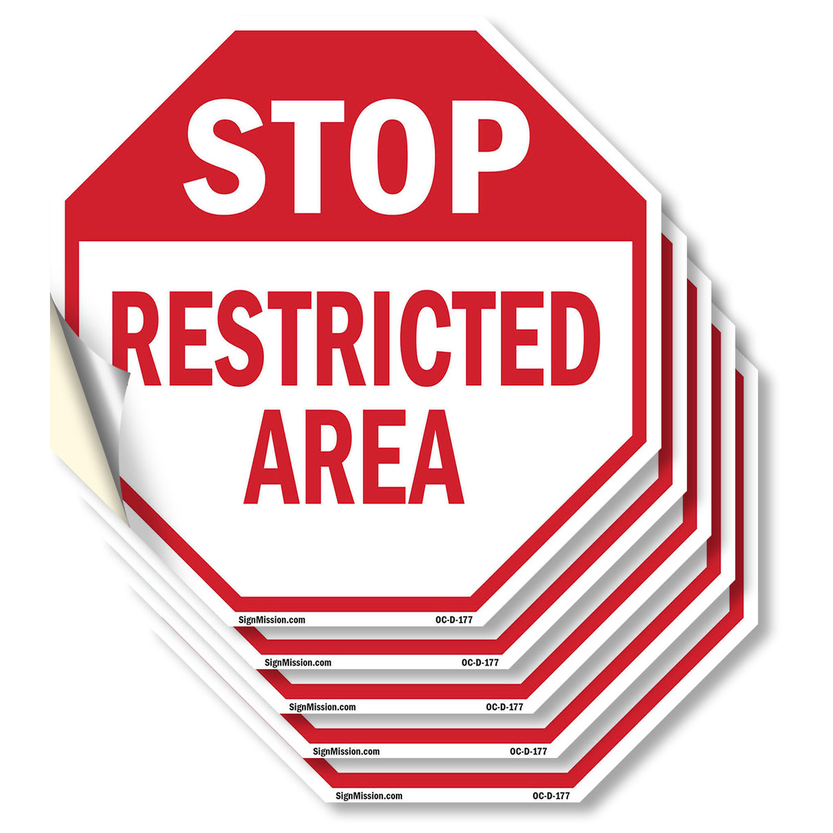 Stop Restricted Area