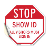 Stop Show Id All Visitors Must Sign In