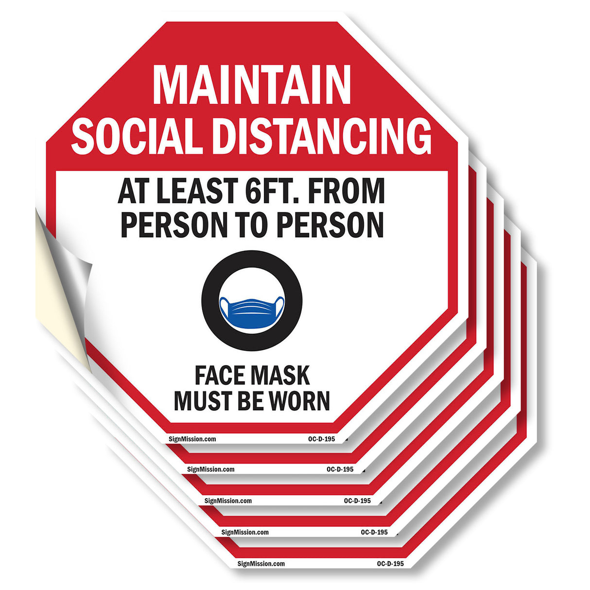 Maintain Social Distancing At Least 6ft. From Person to Person Face Mask Must Be Worn