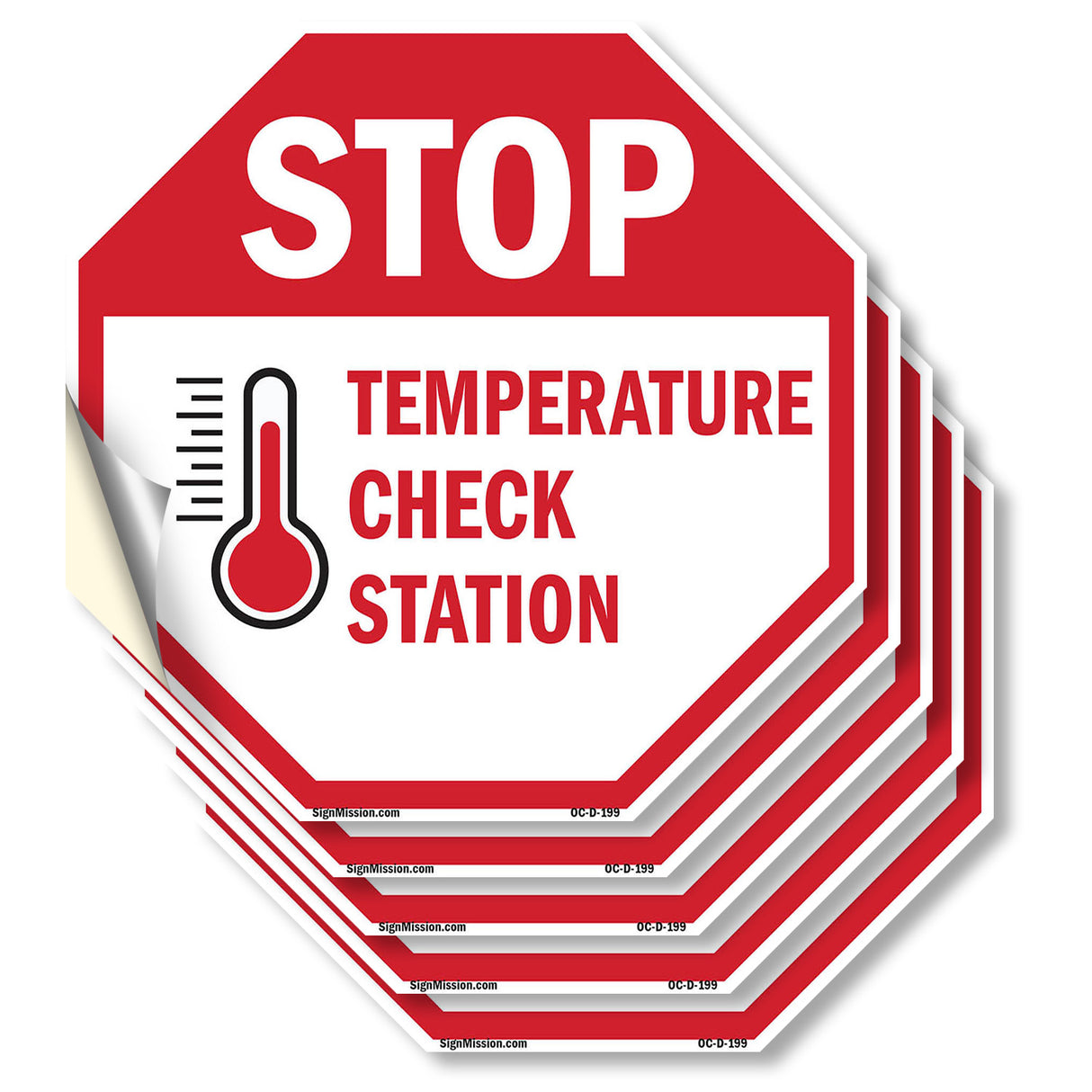 Stop Temperature Check Station