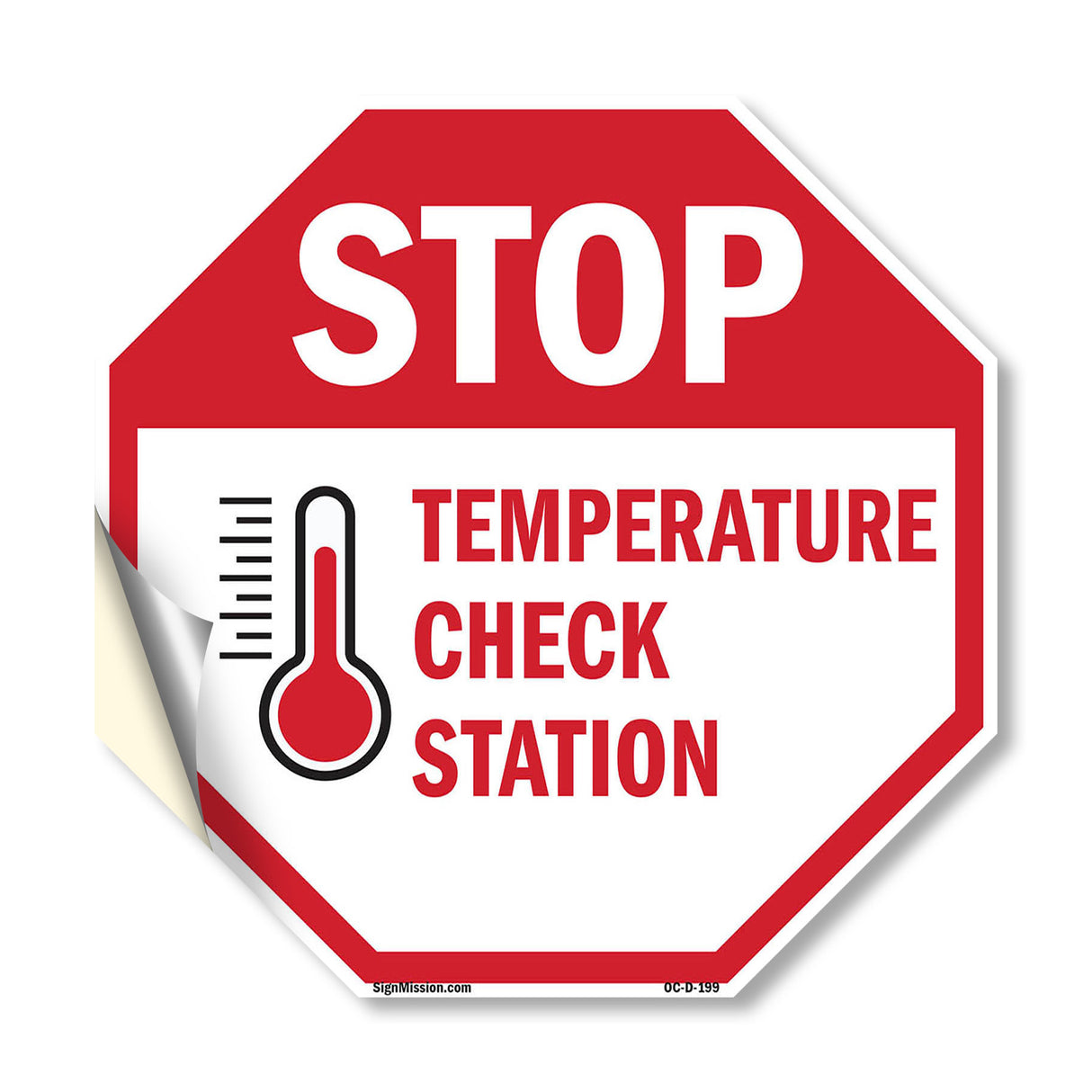 Stop Temperature Check Station