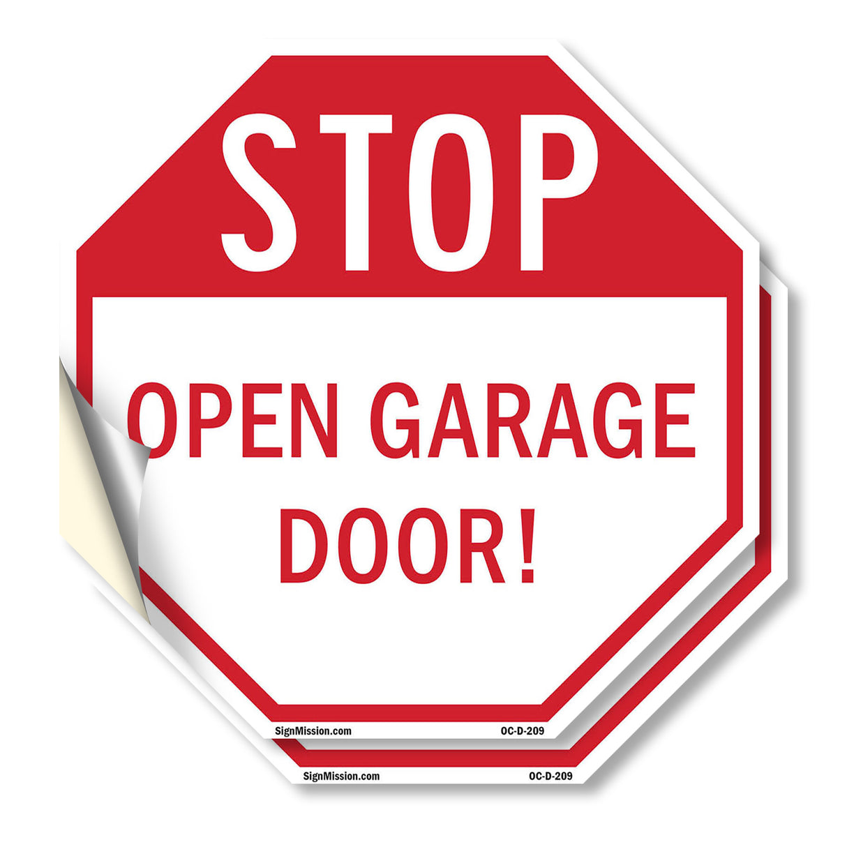 Stop Open Garage Door!