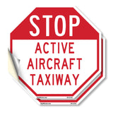 Stop Active Aircraft Taxiway